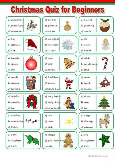 Christmas Quiz: Как добавить рождественского настроения даже в самый обычный урок английского