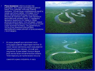 Интересные факты о реке Амaзoнке