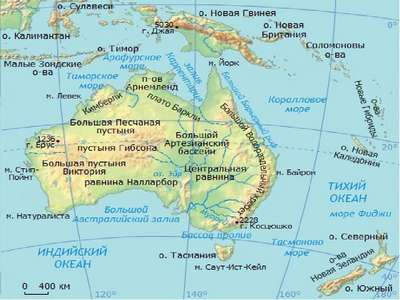 Какие проливы и заливы омывают Австралию и Новую Зеландию – список, описание и карта