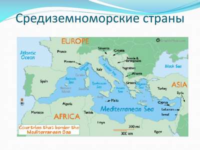 География, история, экологические угрозы и государства Средиземноморья