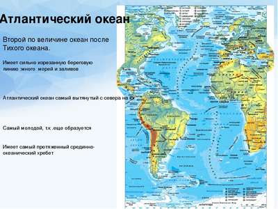 Самые большие проливы Атлантического океана – список, хаpaктеристика и карта