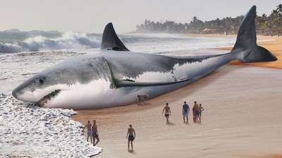 Какого размера была самая большая белая акула?