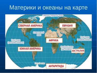 Какие континенты есть на Земле – названия, расположение на карте мира и хаpaктеристика