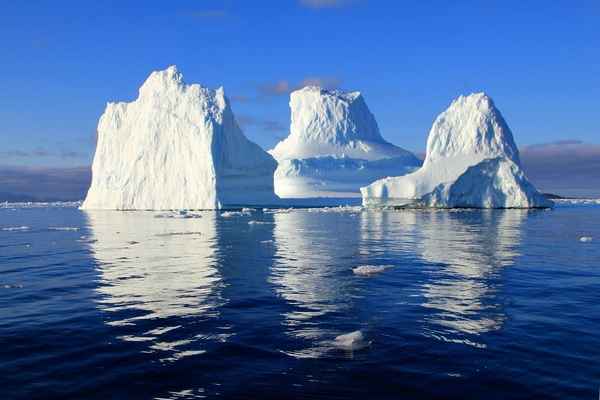 Айсберги Антарктиды, особенности ледников